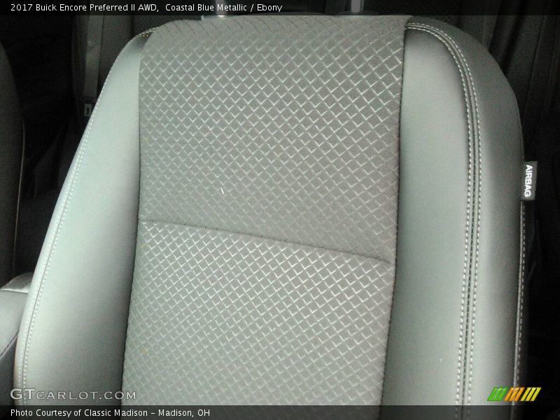 Coastal Blue Metallic / Ebony 2017 Buick Encore Preferred II AWD