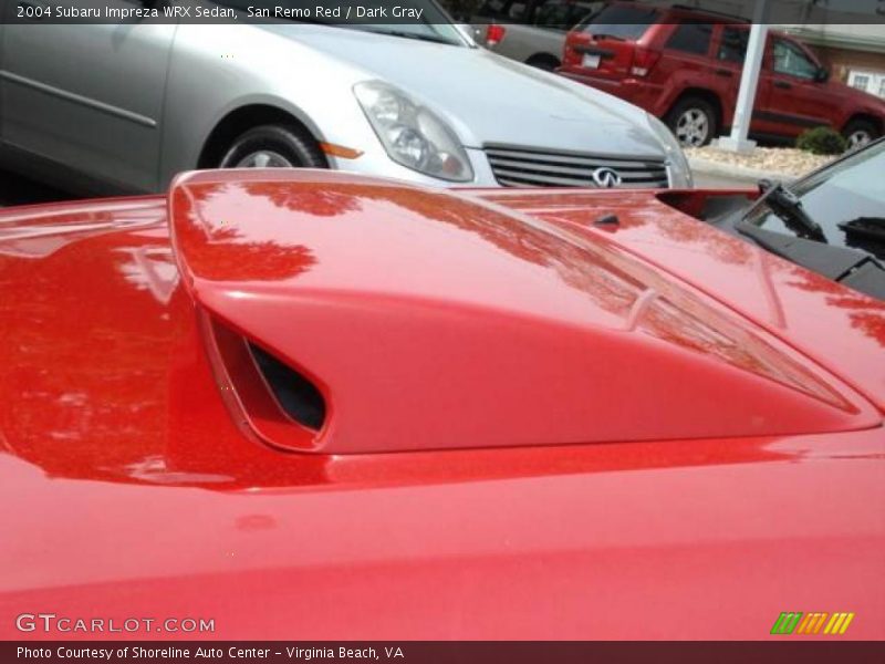 San Remo Red / Dark Gray 2004 Subaru Impreza WRX Sedan