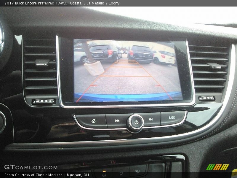 Coastal Blue Metallic / Ebony 2017 Buick Encore Preferred II AWD
