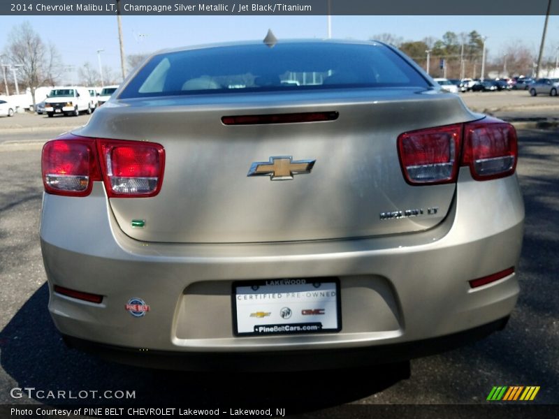 Champagne Silver Metallic / Jet Black/Titanium 2014 Chevrolet Malibu LT