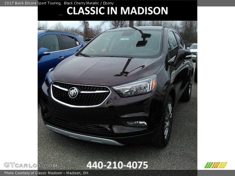 Black Cherry Metallic / Ebony 2017 Buick Encore Sport Touring