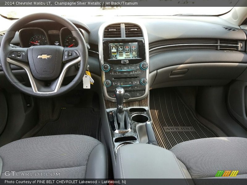 Champagne Silver Metallic / Jet Black/Titanium 2014 Chevrolet Malibu LT