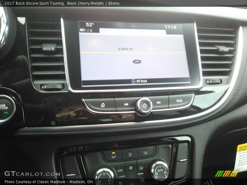 Black Cherry Metallic / Ebony 2017 Buick Encore Sport Touring