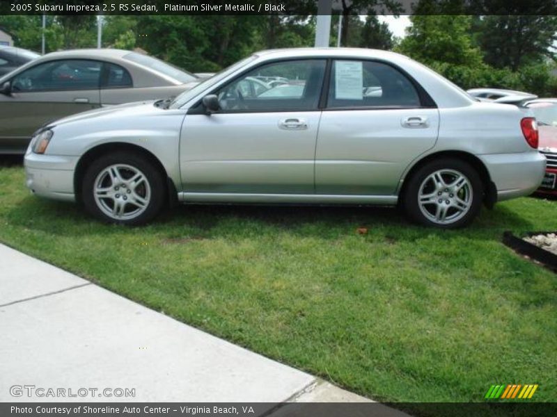 Platinum Silver Metallic / Black 2005 Subaru Impreza 2.5 RS Sedan