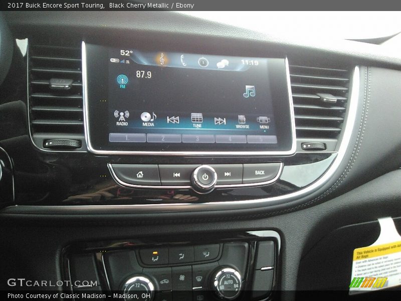 Black Cherry Metallic / Ebony 2017 Buick Encore Sport Touring