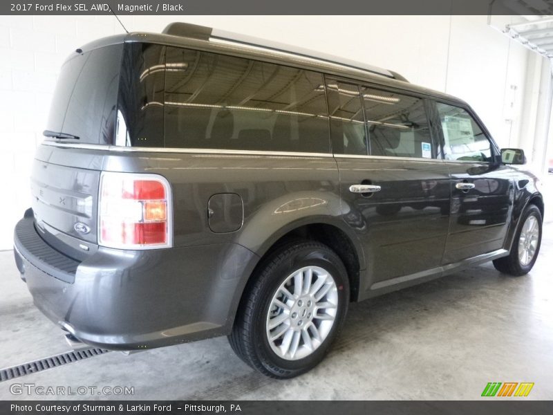 Magnetic / Black 2017 Ford Flex SEL AWD