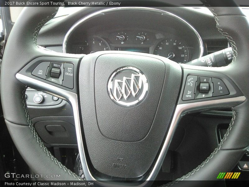 Black Cherry Metallic / Ebony 2017 Buick Encore Sport Touring