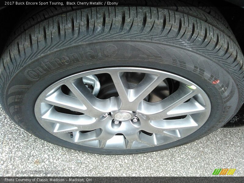 Black Cherry Metallic / Ebony 2017 Buick Encore Sport Touring