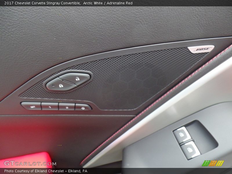 Arctic White / Adrenaline Red 2017 Chevrolet Corvette Stingray Convertible