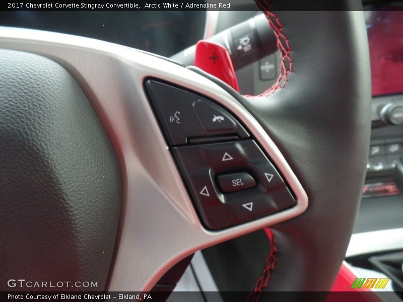 Controls of 2017 Corvette Stingray Convertible