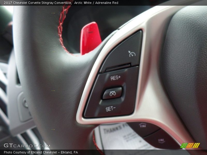 Controls of 2017 Corvette Stingray Convertible