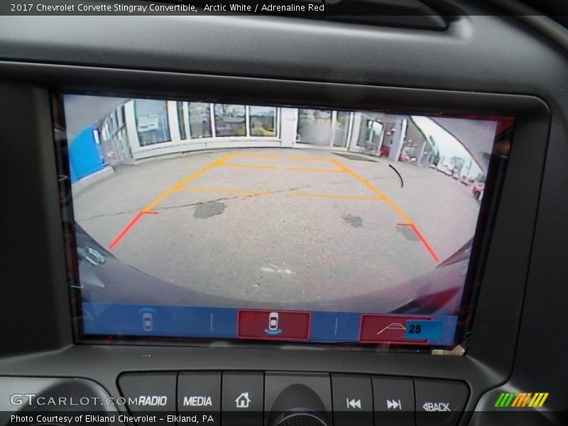 Arctic White / Adrenaline Red 2017 Chevrolet Corvette Stingray Convertible