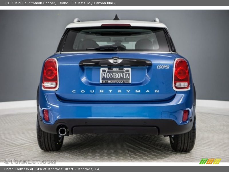 Island Blue Metallic / Carbon Black 2017 Mini Countryman Cooper