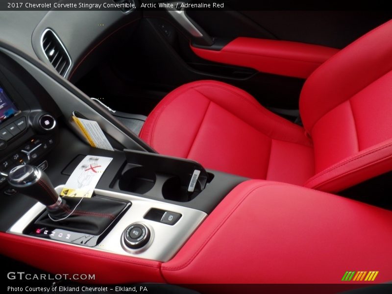 Arctic White / Adrenaline Red 2017 Chevrolet Corvette Stingray Convertible