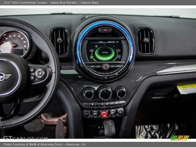 Island Blue Metallic / Carbon Black 2017 Mini Countryman Cooper