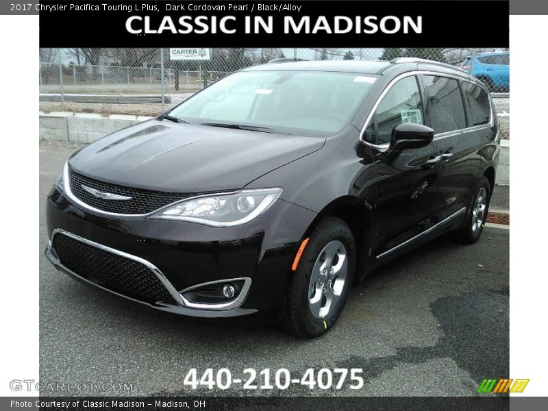 Dark Cordovan Pearl / Black/Alloy 2017 Chrysler Pacifica Touring L Plus
