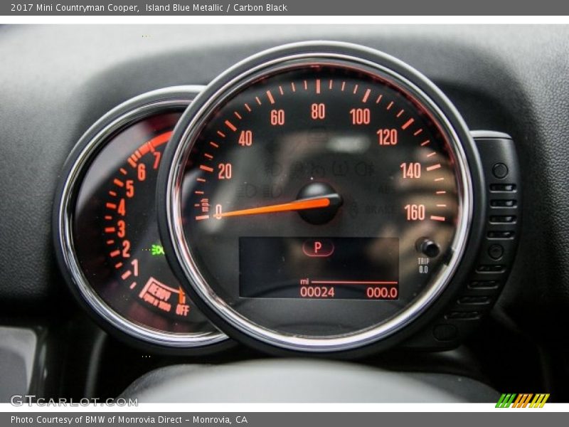 Island Blue Metallic / Carbon Black 2017 Mini Countryman Cooper