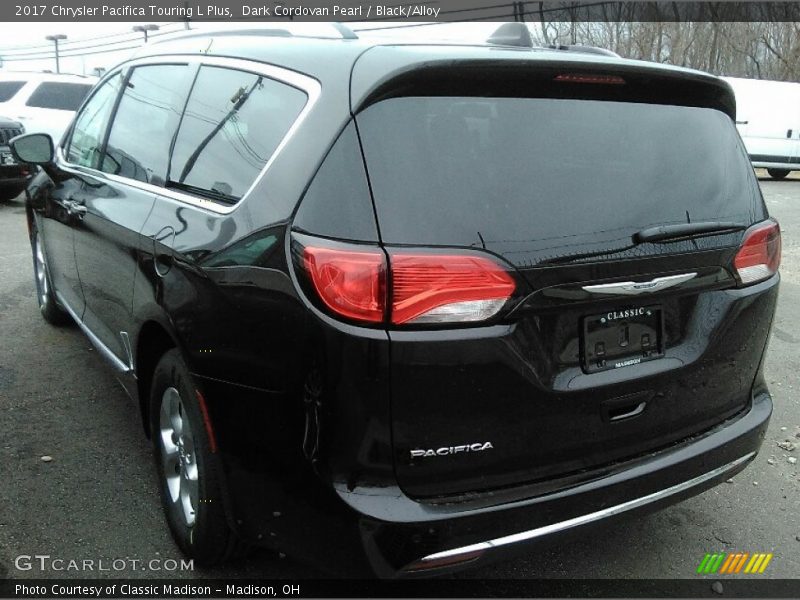 Dark Cordovan Pearl / Black/Alloy 2017 Chrysler Pacifica Touring L Plus