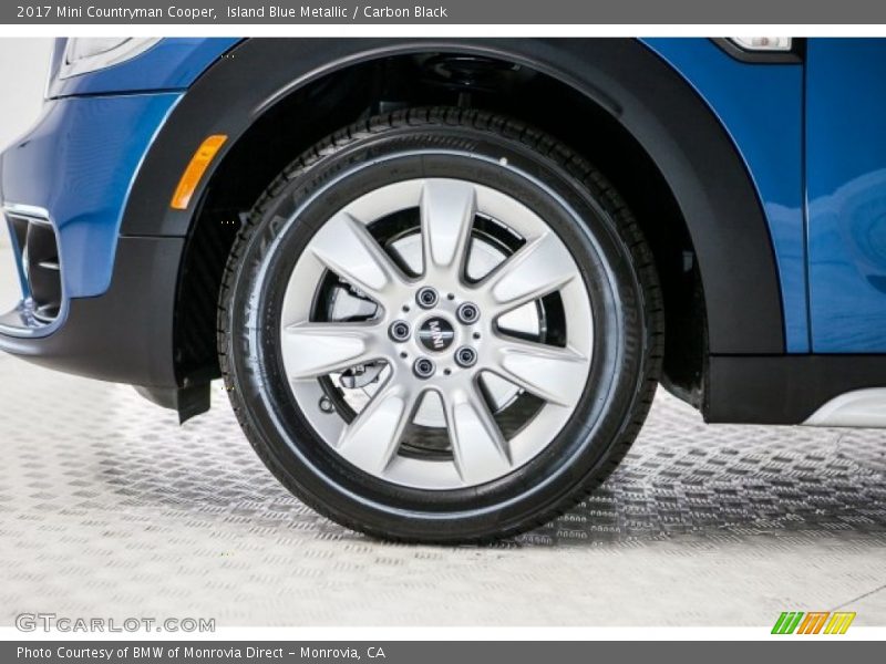 Island Blue Metallic / Carbon Black 2017 Mini Countryman Cooper