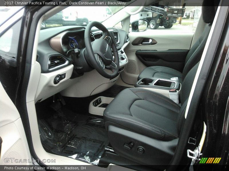 Dark Cordovan Pearl / Black/Alloy 2017 Chrysler Pacifica Touring L Plus