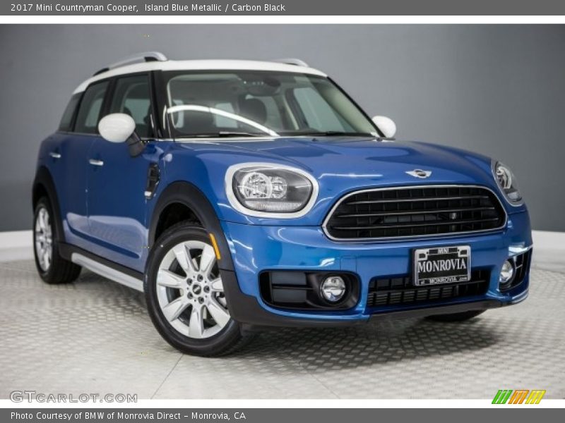 Island Blue Metallic / Carbon Black 2017 Mini Countryman Cooper