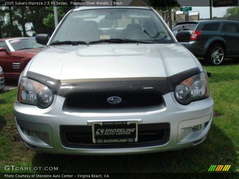 Platinum Silver Metallic / Black 2005 Subaru Impreza 2.5 RS Sedan