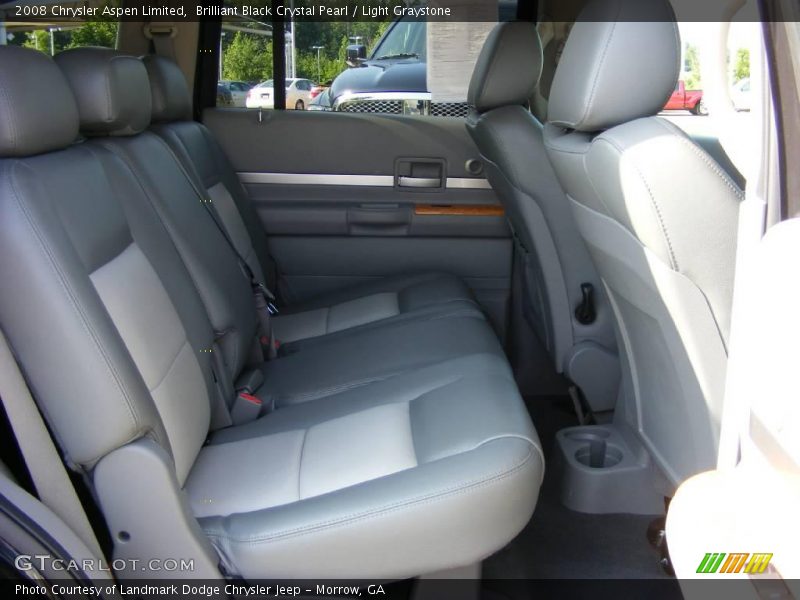 Brilliant Black Crystal Pearl / Light Graystone 2008 Chrysler Aspen Limited