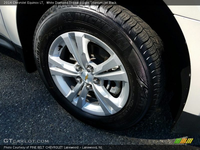White Diamond Tricoat / Light Titanium/Jet Black 2014 Chevrolet Equinox LT