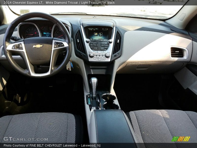 White Diamond Tricoat / Light Titanium/Jet Black 2014 Chevrolet Equinox LT