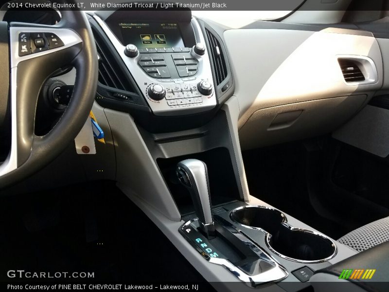 White Diamond Tricoat / Light Titanium/Jet Black 2014 Chevrolet Equinox LT