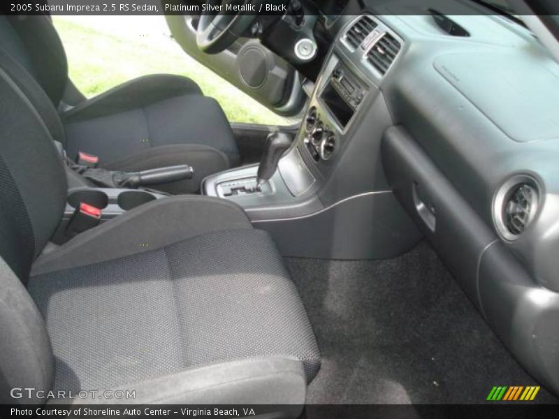 Platinum Silver Metallic / Black 2005 Subaru Impreza 2.5 RS Sedan