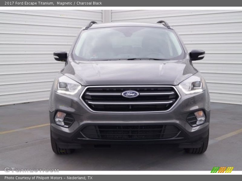 Magnetic / Charcoal Black 2017 Ford Escape Titanium