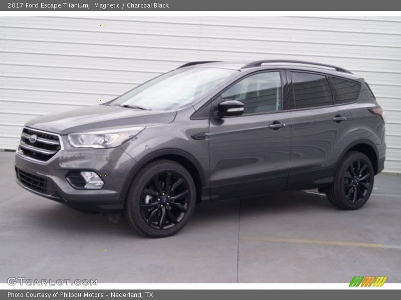 Magnetic / Charcoal Black 2017 Ford Escape Titanium