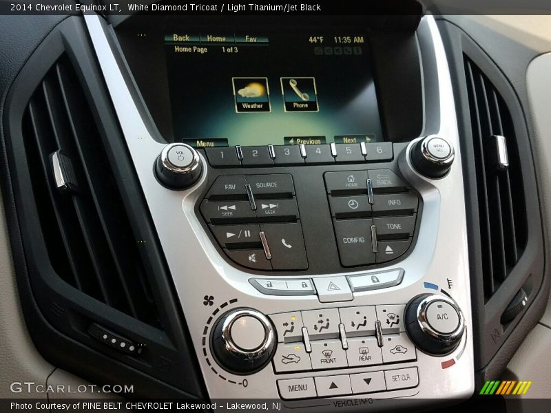 White Diamond Tricoat / Light Titanium/Jet Black 2014 Chevrolet Equinox LT