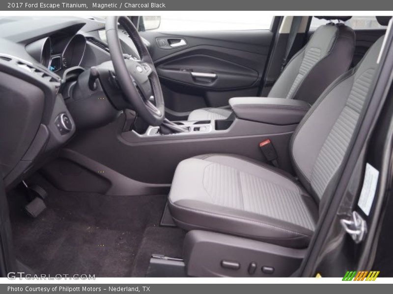 Magnetic / Charcoal Black 2017 Ford Escape Titanium
