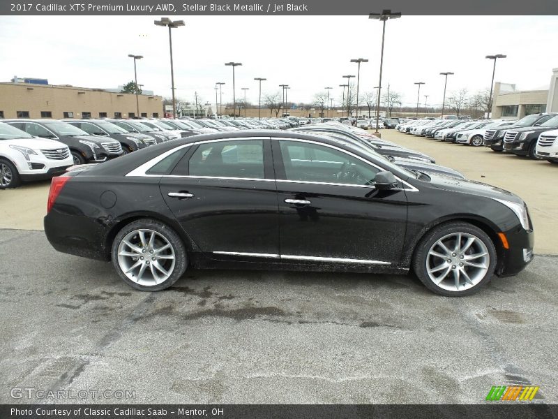 Stellar Black Metallic / Jet Black 2017 Cadillac XTS Premium Luxury AWD