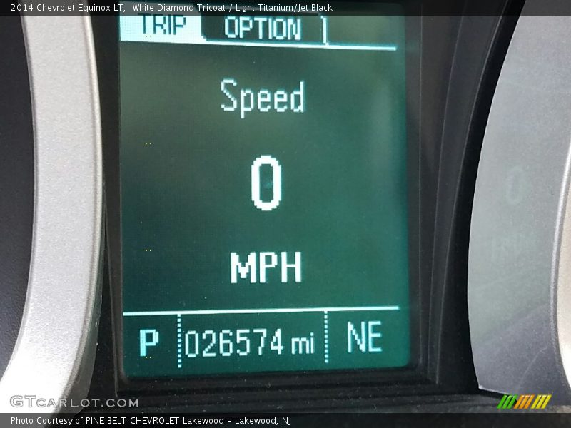 White Diamond Tricoat / Light Titanium/Jet Black 2014 Chevrolet Equinox LT