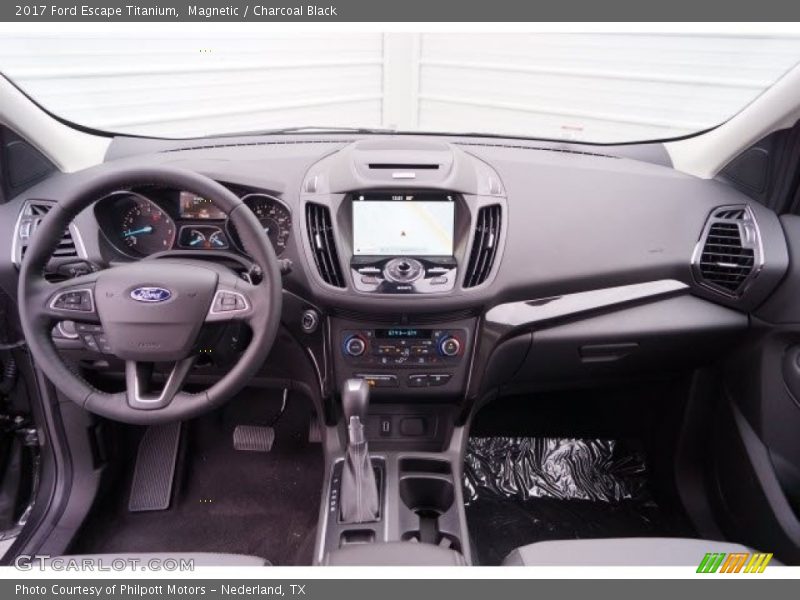 Magnetic / Charcoal Black 2017 Ford Escape Titanium