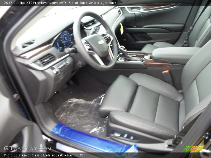 Stellar Black Metallic / Jet Black 2017 Cadillac XTS Premium Luxury AWD