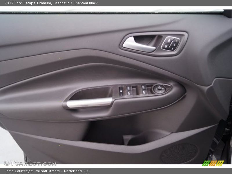 Magnetic / Charcoal Black 2017 Ford Escape Titanium