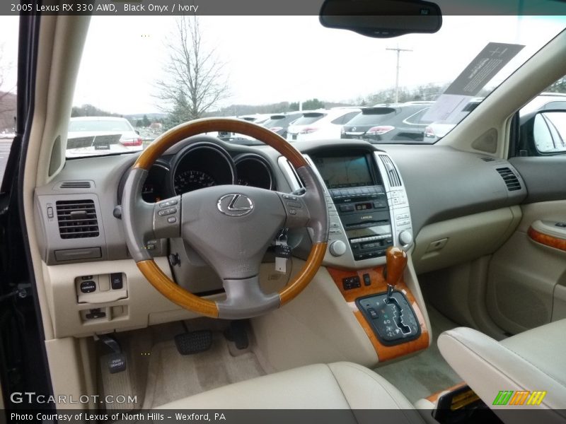 Black Onyx / Ivory 2005 Lexus RX 330 AWD