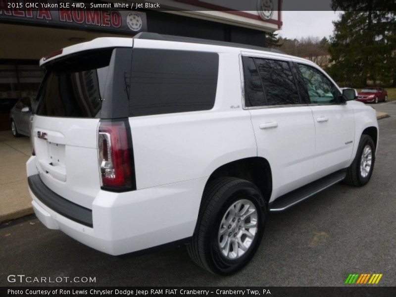 Summit White / Jet Black 2015 GMC Yukon SLE 4WD