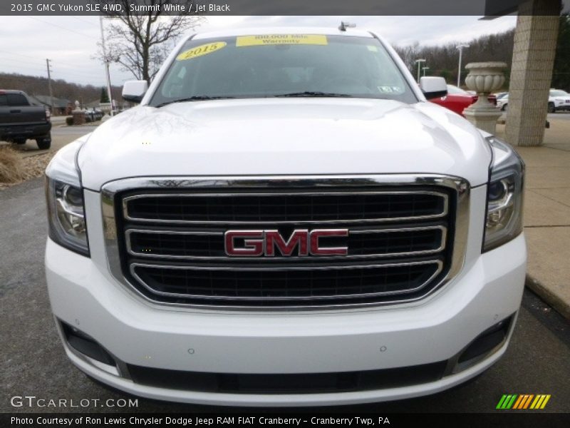 Summit White / Jet Black 2015 GMC Yukon SLE 4WD