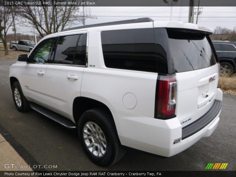 Summit White / Jet Black 2015 GMC Yukon SLE 4WD