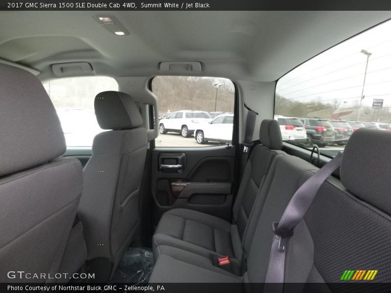 Summit White / Jet Black 2017 GMC Sierra 1500 SLE Double Cab 4WD