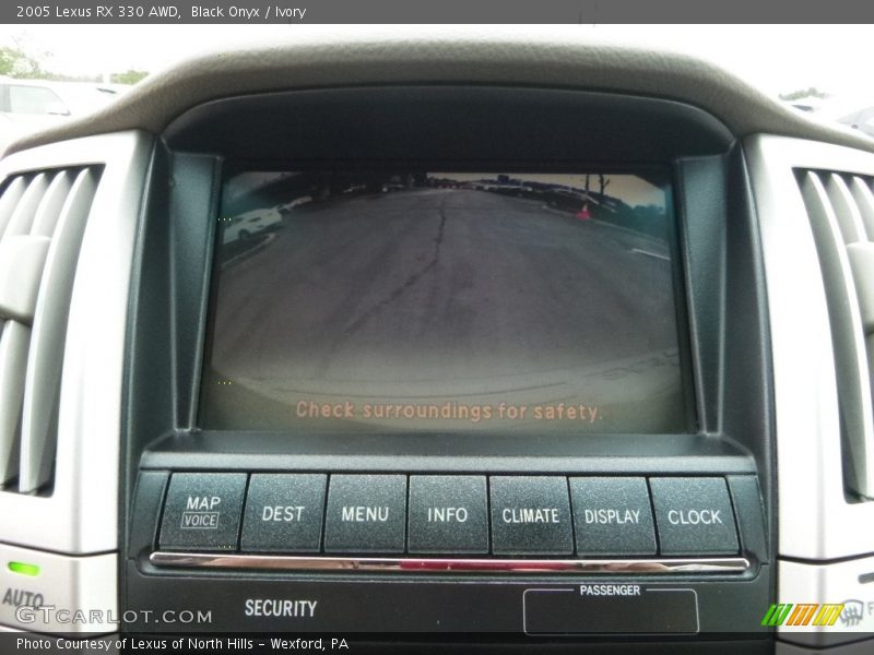 Black Onyx / Ivory 2005 Lexus RX 330 AWD