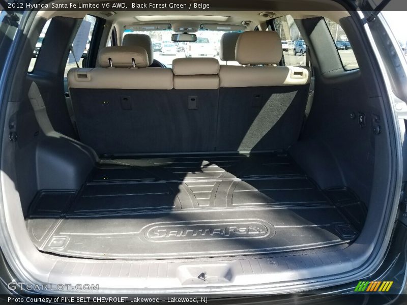 Black Forest Green / Beige 2012 Hyundai Santa Fe Limited V6 AWD