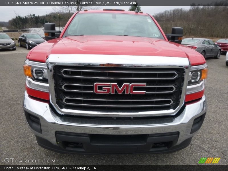 Cardinal Red / Jet Black/Dark Ash 2017 GMC Sierra 2500HD Double Cab 4x4