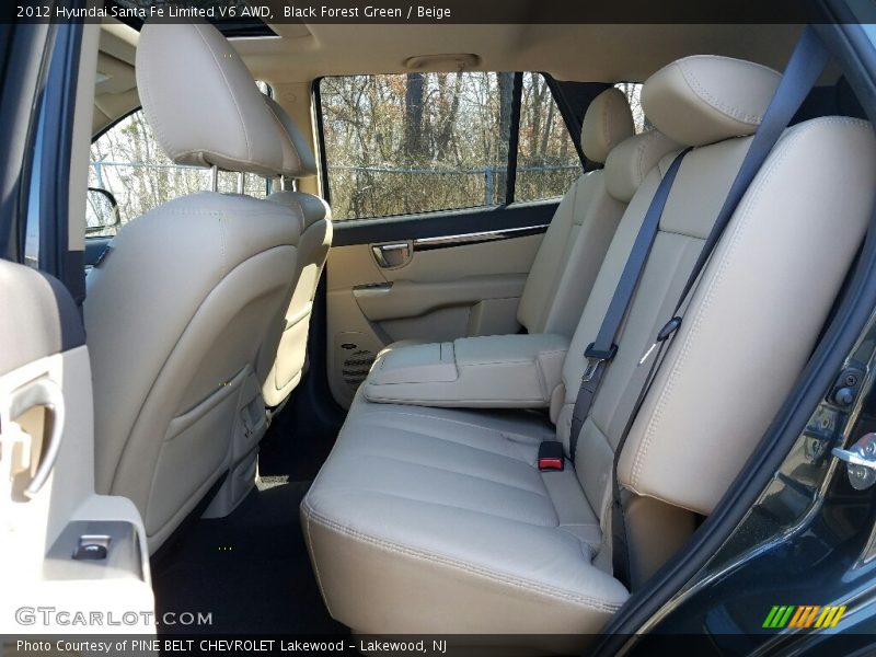 Black Forest Green / Beige 2012 Hyundai Santa Fe Limited V6 AWD