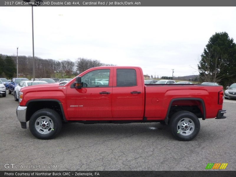 Cardinal Red / Jet Black/Dark Ash 2017 GMC Sierra 2500HD Double Cab 4x4